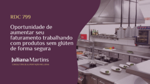 A Portaria nº 799/2023 da Secretaria Estadual de Saúde (SES) traz diretrizes importantes sobre Boas Práticas para Serviços de Alimentação, complementando a RDC 216/2004. Ela é aplicável a todos os serviços de alimentação, onde foi acrescentado um item específico para manipulação de produtos sem glúten. Sua implementação impacta diretamente os cuidados com alimentos sem glúten e o controle da contaminação cruzada. Está aí uma oportunidade de atrair pessoas que não podem ou não desejam consumir glúten, elevando seu fluxo de clientes!